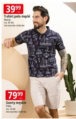 Szorty męskie Pako promocja w Leclerc