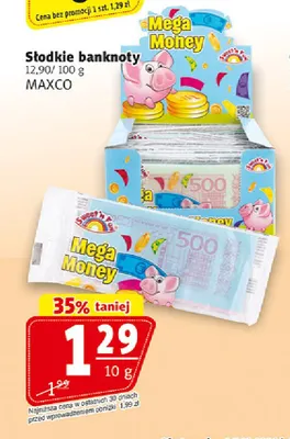 Słodkie banknoty Mega Money promocja w Prim Market