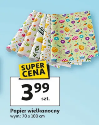 Papier wielkanocny promocja w Auchan