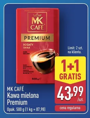 Kawa mielona Premium promocja w Aldi