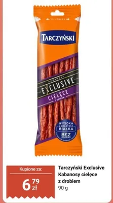 Kabanosy Tarczyński Exclusive cielęce z drobiem promocja w Biedronka