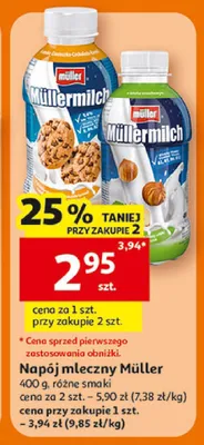 Napój mleczny Müllermilch promocja w Auchan