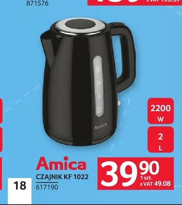 Czajnik Amica KF 1022 promocja w Selgros