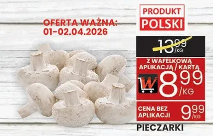 Pieczarki promocja w Wafelek
