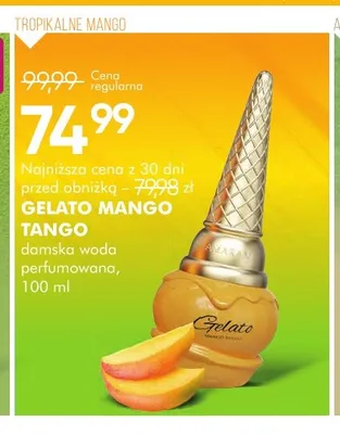 Woda perfumowana damska Amaran Gelato Mango Tango promocja w Super-Pharm