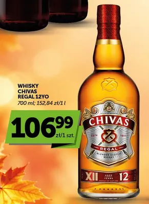 Whisky Chivas Regal 12YO promocja w ABC