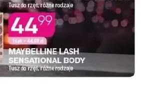 Tusz do rzęs Maybelline Lash Sensational Body promocja w Drogerie Koliber