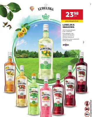 Wódka smakowa żurawinkówka promocja w Stokrotka