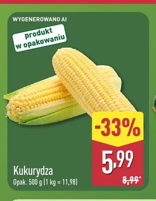 Kukurydza promocja w Aldi