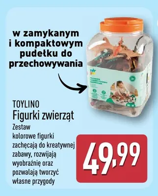 Figurki zwierząt Toylino promocja w Aldi