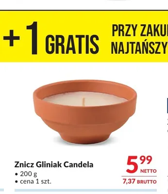 Znicz Gliniak Candela promocja w Makro