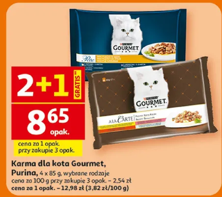 Karma dla kota Gourmet, Purina promocja w Auchan