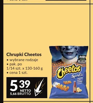 Chrupki Cheetos promocja w Makro