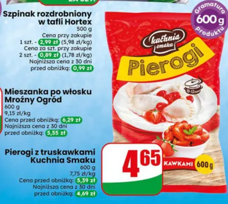 Mieszanka po włosku Mroźny Ogród promocja w Dino