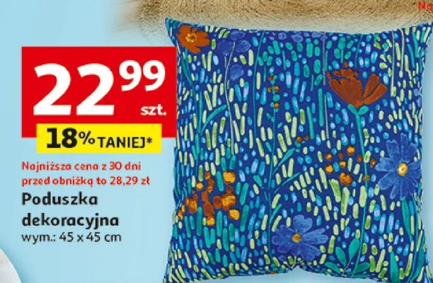Poduszka dekoracyjna promocja w Auchan