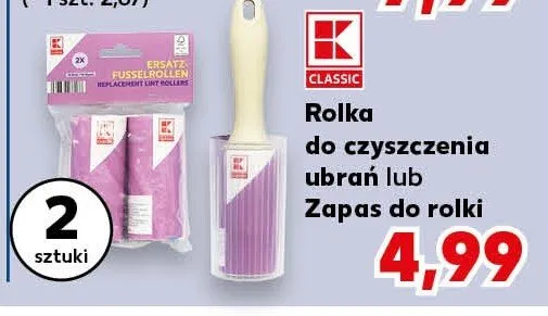 Rolka do czyszczenia ubrań lub zapas do rolki promocja w Kaufland