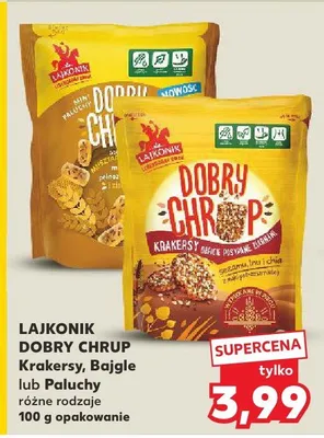 Krakersy, Bajgle lub Paluchy różne rodzaje promocja w Kaufland