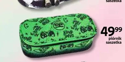 Piórnik saszetka zielony wzorzysty promocja w Empik