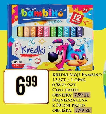 Kredki Moje Bambino promocja w Dino