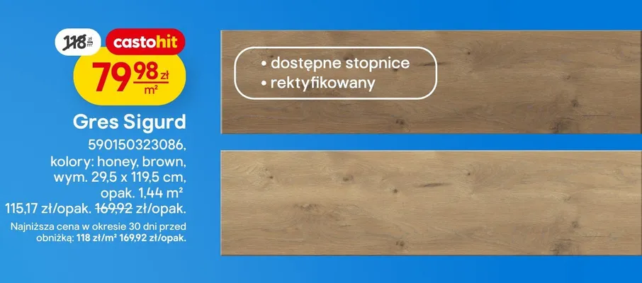 Gres Sigurd promocja w Castorama
