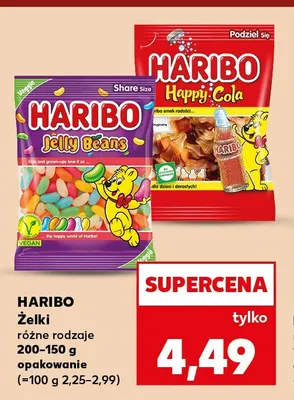Żelki Haribo Jelly Beans promocja w Kaufland