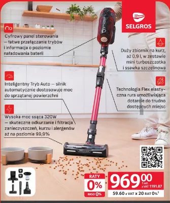 Odkurzacz X-Force Flex 12.60 Animal Care TY98A9 promocja w Selgros