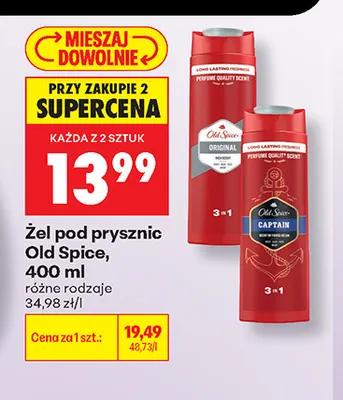 Żel pod prysznic Old Spice promocja w Biedronka