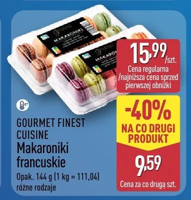 Makaroniki francuskie promocja w Aldi