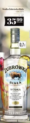 Wódka Żubrówka Biała promocja w POLOmarket