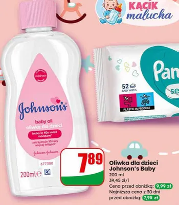 Oliwka dla dzieci baby oil promocja w Dino