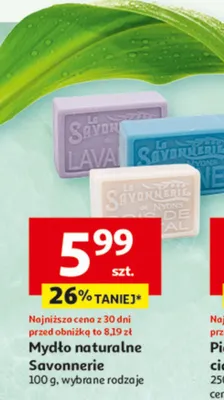 Mydło naturalne Savonnerie promocja w Auchan