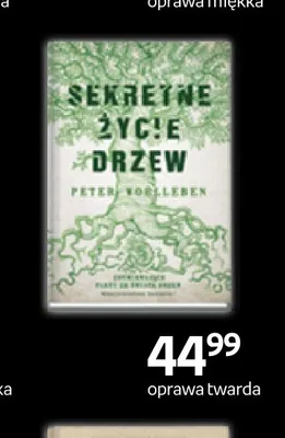 Książka Sekretne życie drzew Peter Wohlleben promocja w Empik