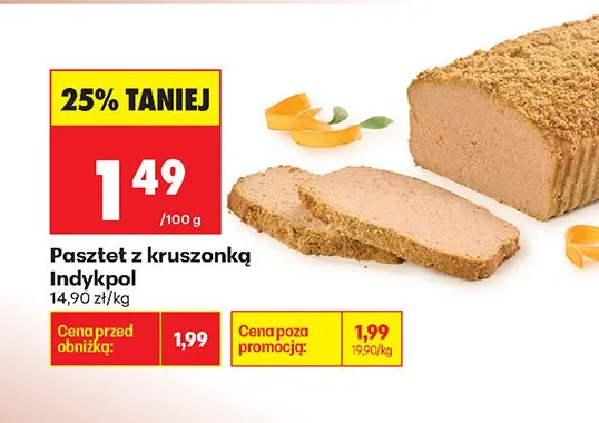 Pasztet z kruszonką promocja w Biedronka