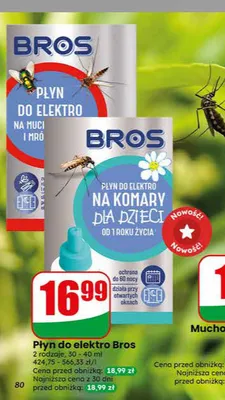 Płyn do elektro Bros promocja w Dino
