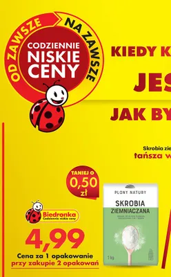 Skrobia ziemniaczana promocja w Biedronka