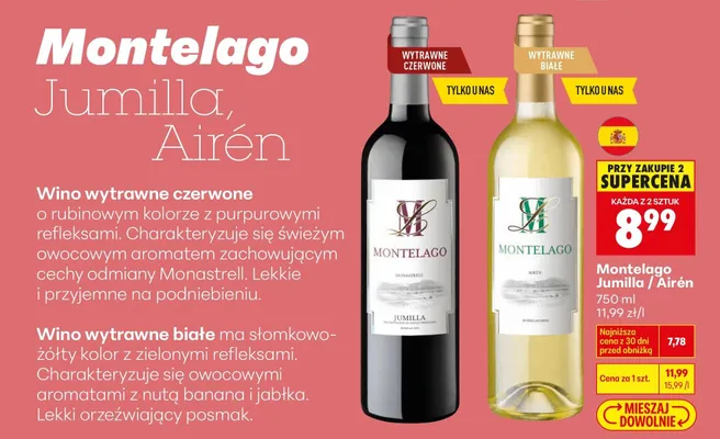 Wino Jumilla Airén promocja w Biedronka