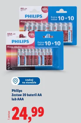 Zestaw 20 baterii AAA promocja w Lidl