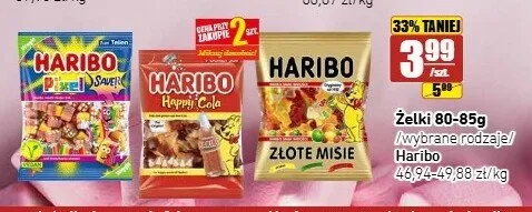 Żelki Haribo Happy Cola promocja w API Market
