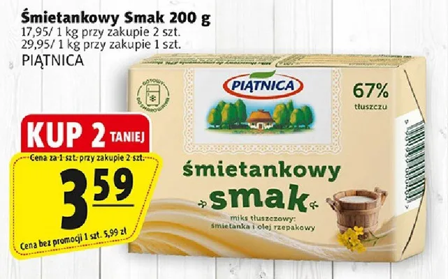 Śmietankowy smak promocja w Prim Market