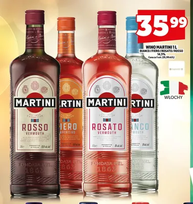 Wino różowe Martini Rosato promocja w TOPAZ