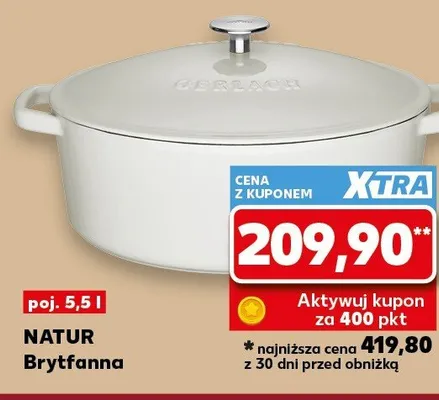 Brytfanna Gerlach Natur poj. 5,5 l promocja w Kaufland