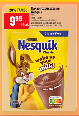 Kakao rozpuszczalne Nesquik promocja w POLOmarket