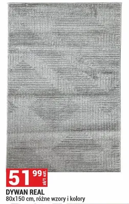 Dywan Real promocja w Merkury Market