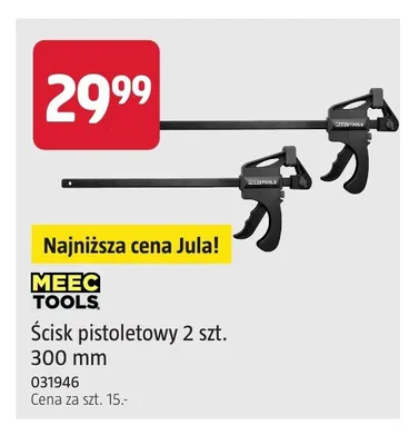 Ścisk pistoletowy Meec Tools 2-pak promocja w Jula