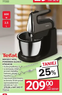 Mikser z misą Tefal Powermix Silence promocja w Selgros