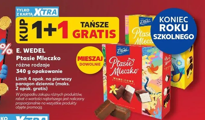 Ptasie Mleczko E.Wedel promocja w Kaufland