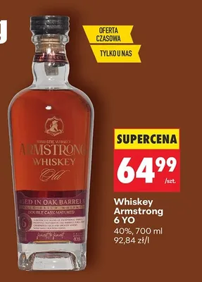 Whiskey Armstrong Single Batch 6 YO promocja w Biedronka