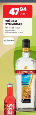 Wódka Stumbras promocja w Stokrotka