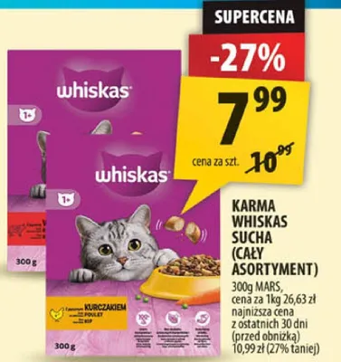 Karma Whiskas sucha promocja w Arhelan