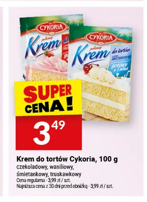 Krem do tortów Cykoria śmietankowy promocja w Twój Market